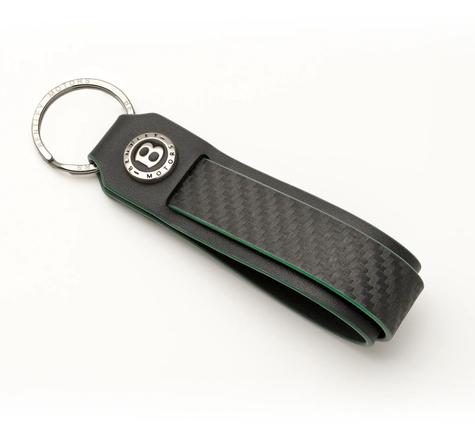 Bentley carbon fibre keyring